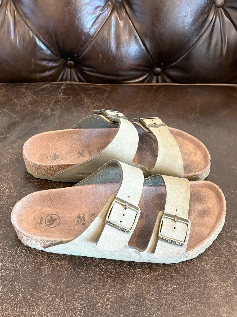 Birkenstock Two-strap Vegan Sandal Size 42